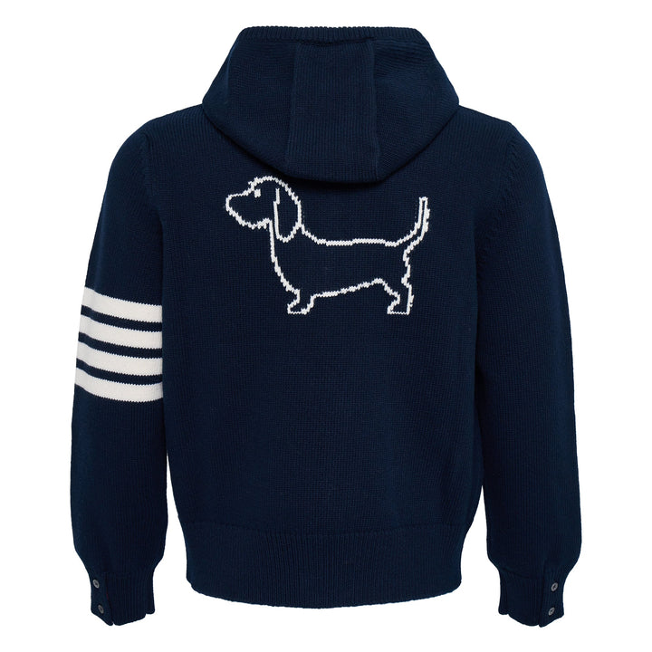 Hector Icon Jersey Intarsia Zip Top