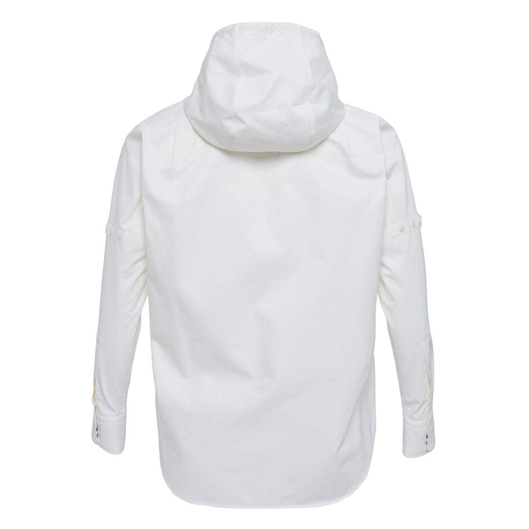Hooded Straight Fit Long Sleeve Shirt