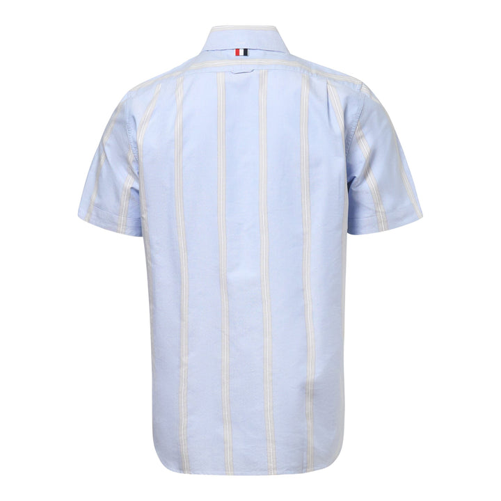 Straight Fit Button Down Short Sleeve Shirt