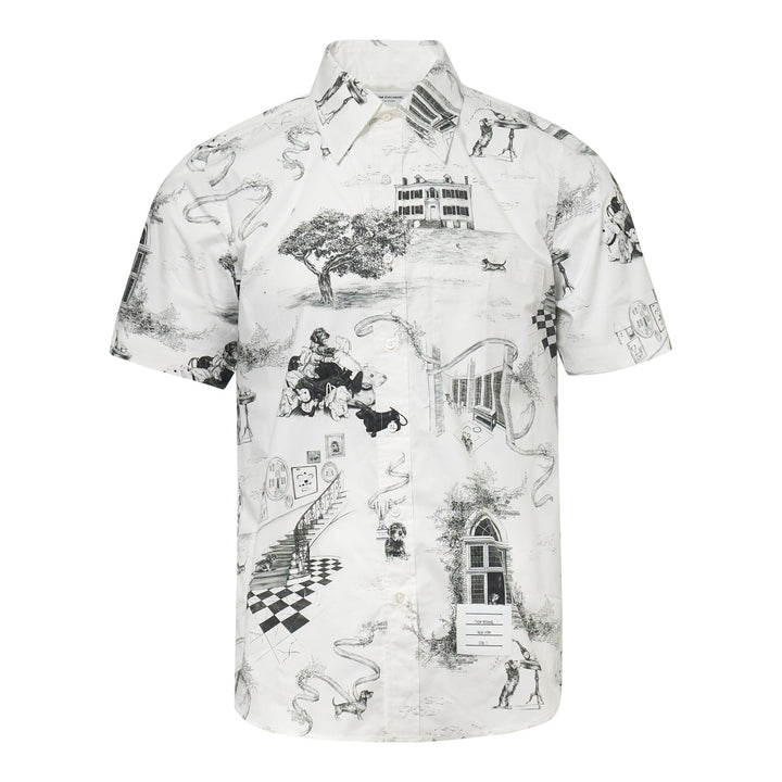 Straight Fit Button Down Shirt