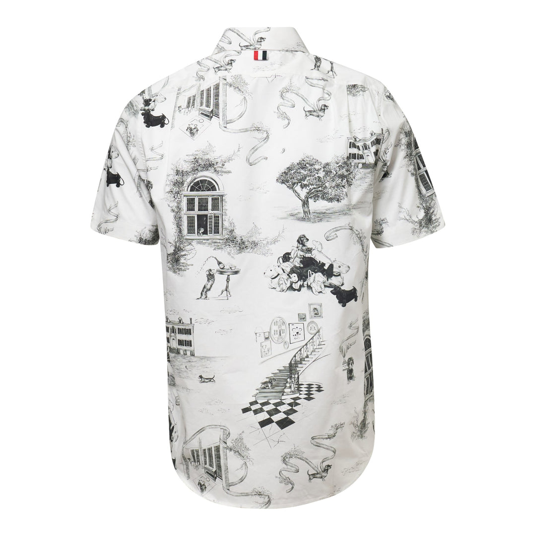 Straight Fit Button Down Shirt
