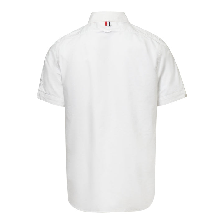 Straight Fit Button Down Short Sleeve Shirt
