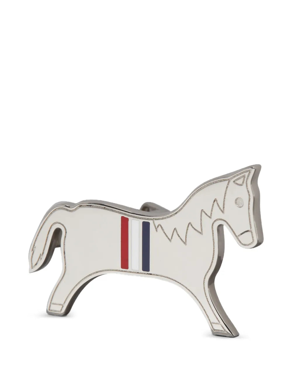 Horse Tie Bar Red White Blue