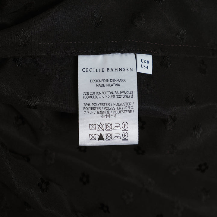 Chiara Top Iris Jacquard