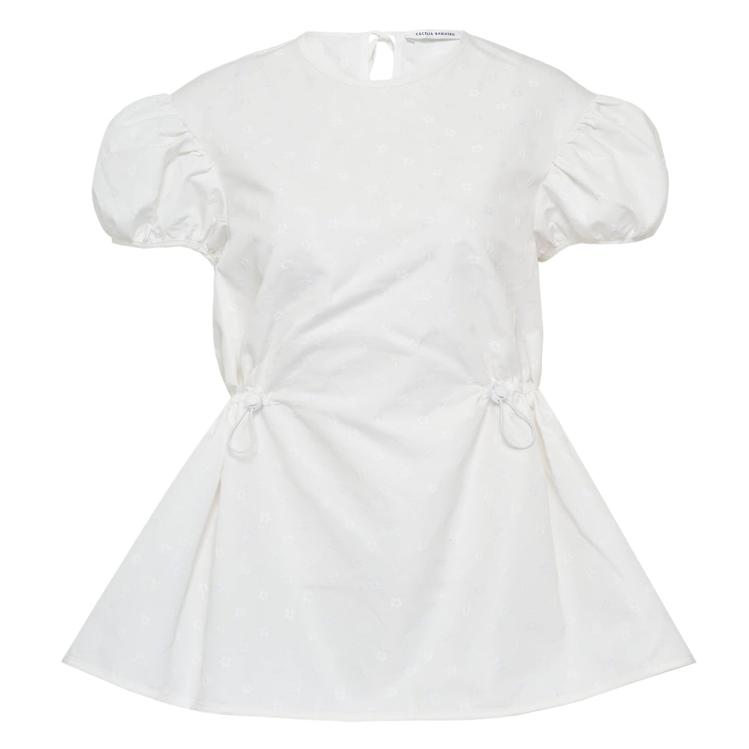 Chiara Top Iris Jacquard