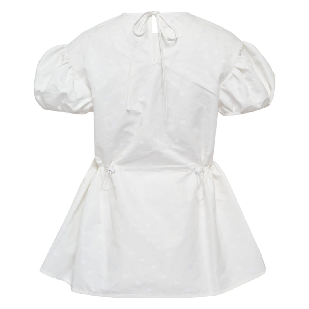 Chiara Top Iris Jacquard