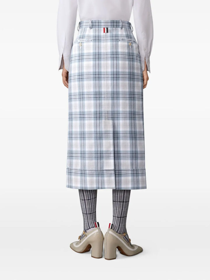 Calf Length Beltloop Sack Skirt