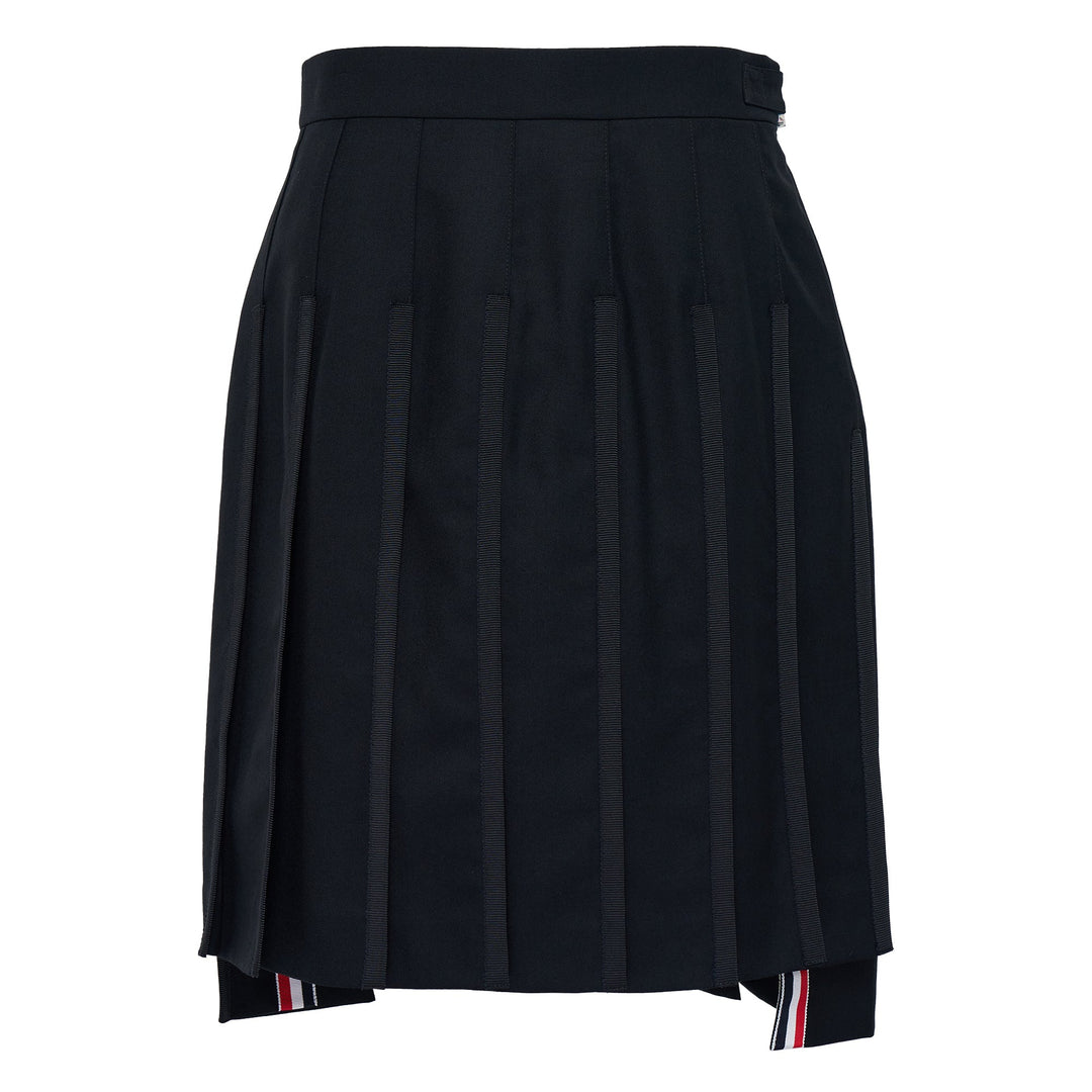 Bermuda Length Classic Pleated Skirt