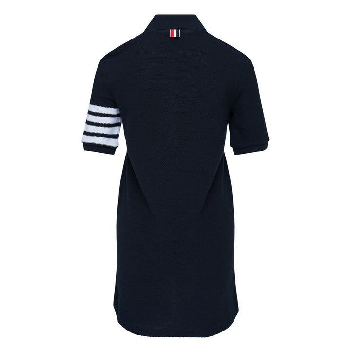 Polo Dress In Textured Pique