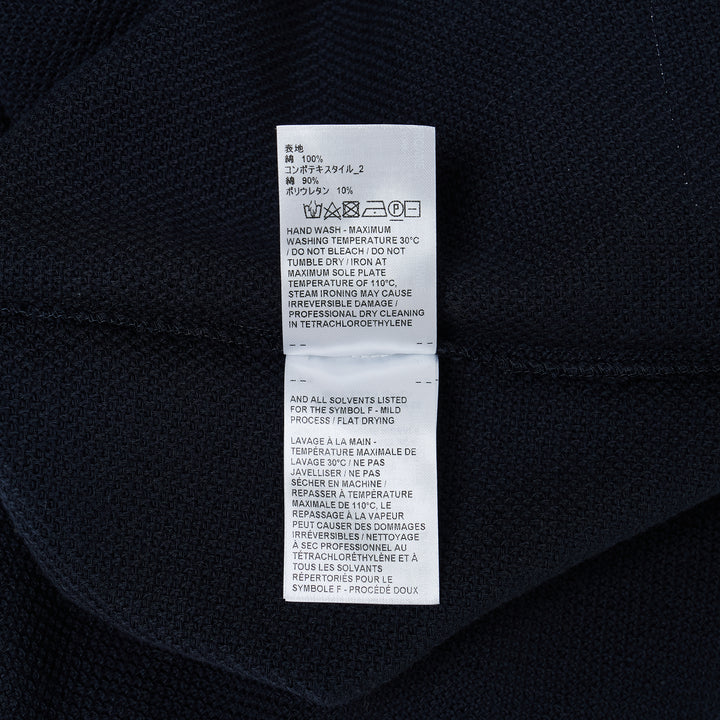 Polo Dress In Textured Pique