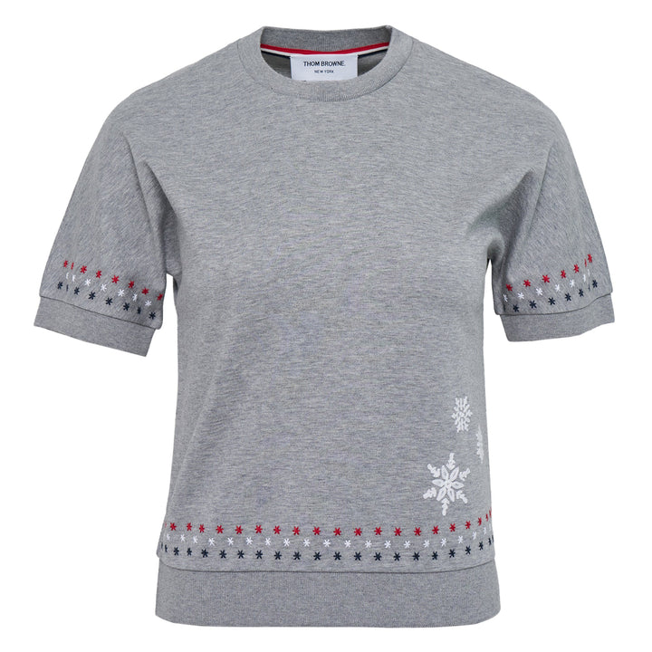 Short Sleeve Dolman Tee With Snow