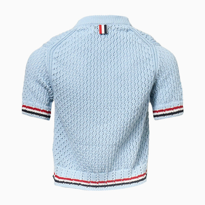 Hector Icon Pointelle Stitch Sweater