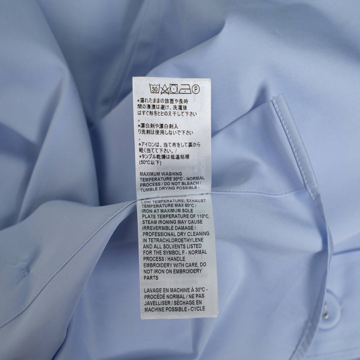 Supersized Long Sleeve Point Collar Shirt