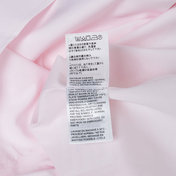 Supersized Long Sleeve Point Collar Shirt
