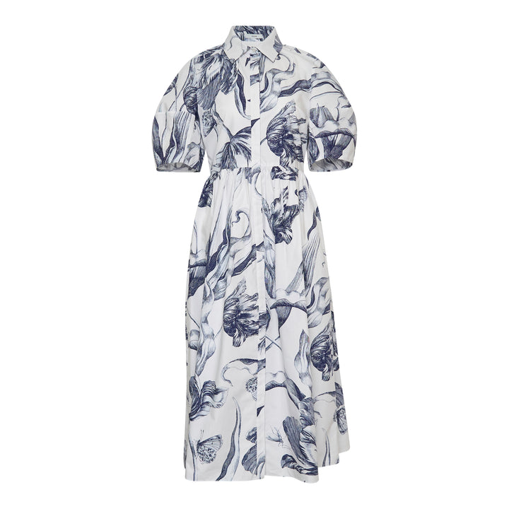 Erdem Short Sleeve Midi Shirt Dress – Available at Club 21, Official Retailer in Singapore, Malaysia & Thailand with Global Shipping Online