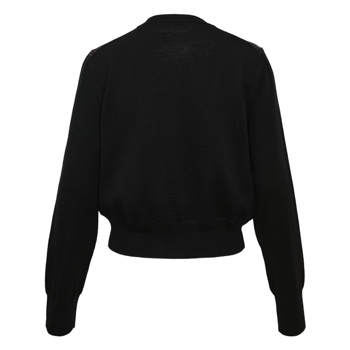 Cropped Cardigan Merino Knit