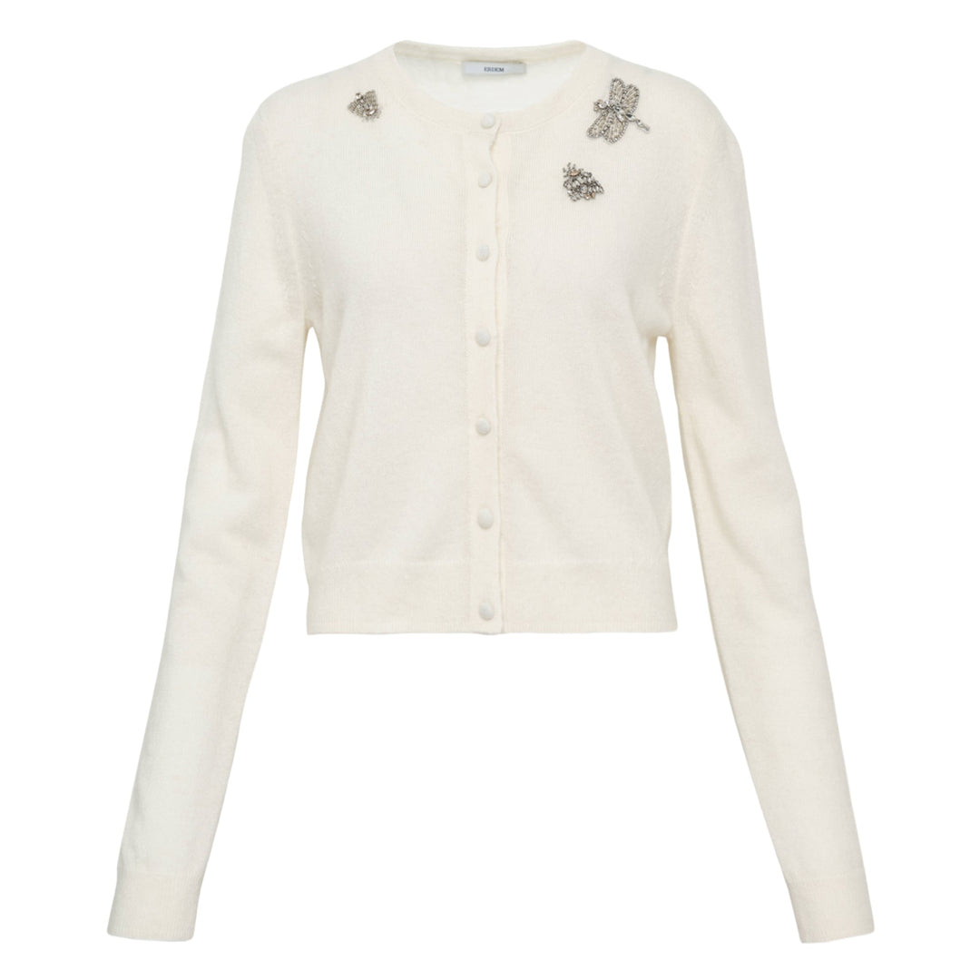 Crew Neck Cardigan Fine Alpaca