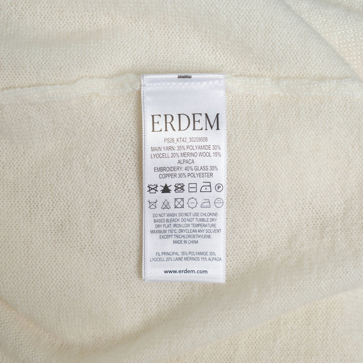 Crew Neck Cardigan Fine Alpaca