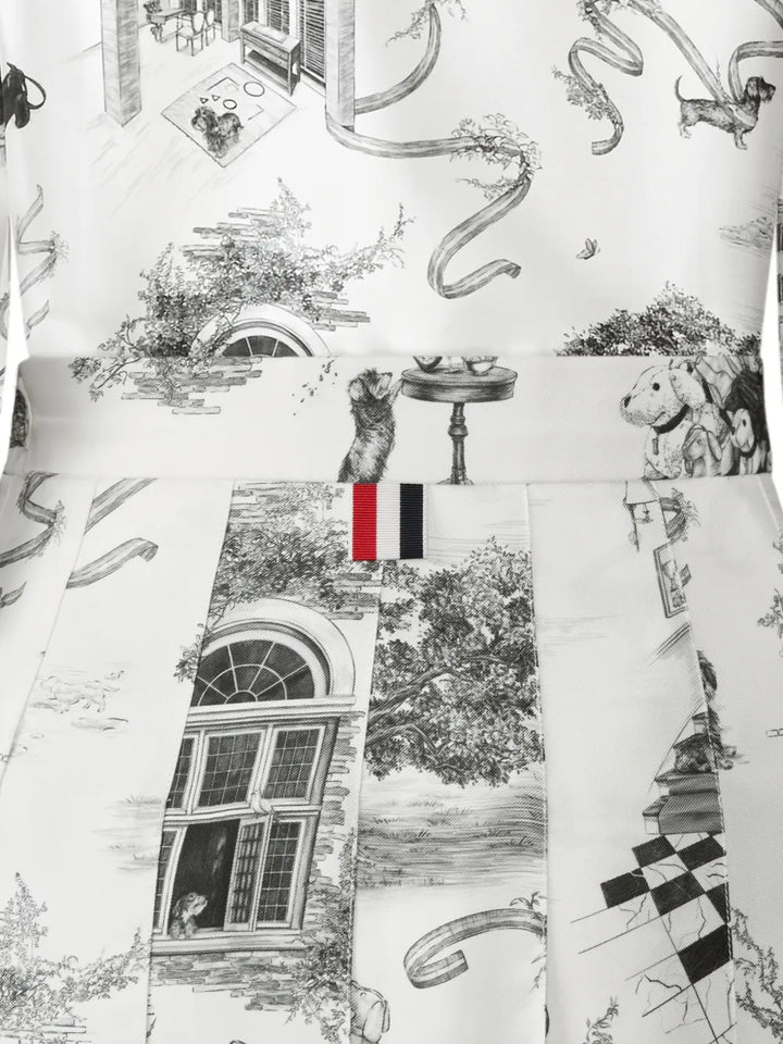 Classic Bermuda Length Pleat Skirt