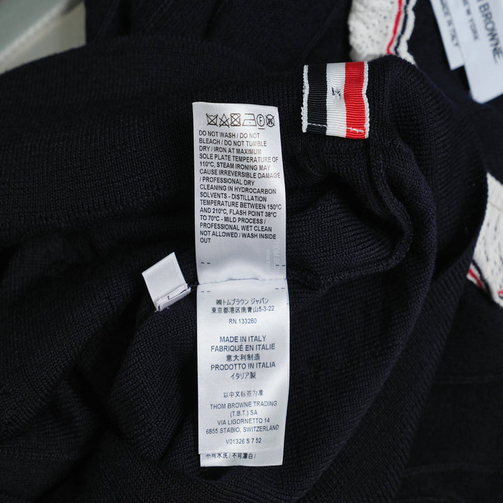 Bobble Stitch 3/4 Sleeve Knit Cardigan