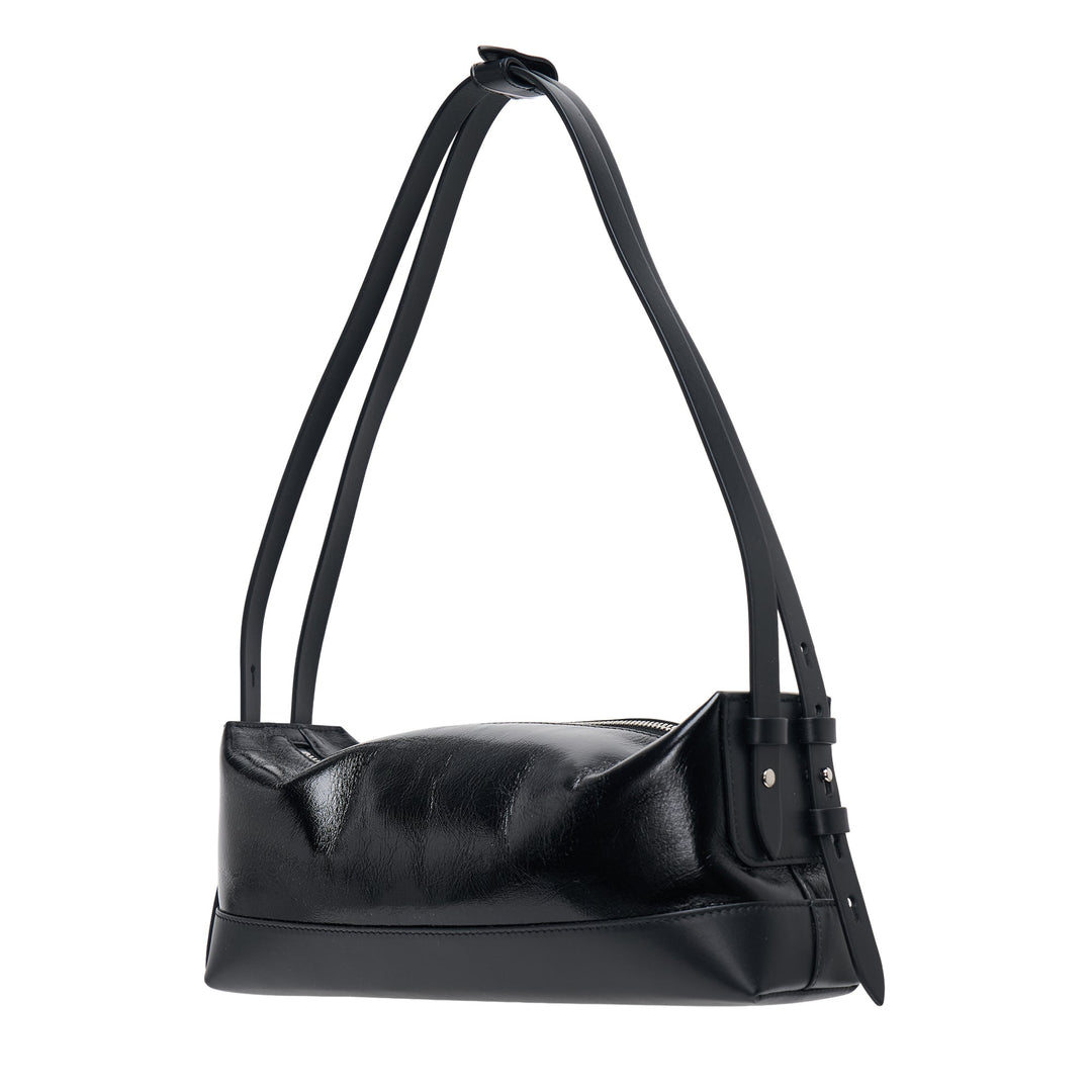 Baguette Small Wrinkled Glossy Bag