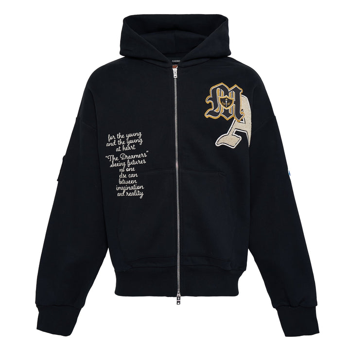 AMIRI Varsity Patch Zip Hoodie
