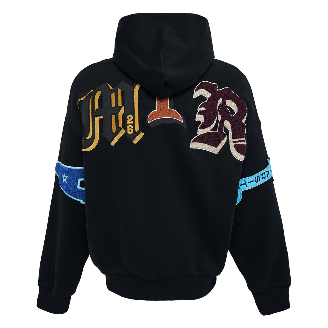 AMIRI Varsity Patch Zip Hoodie