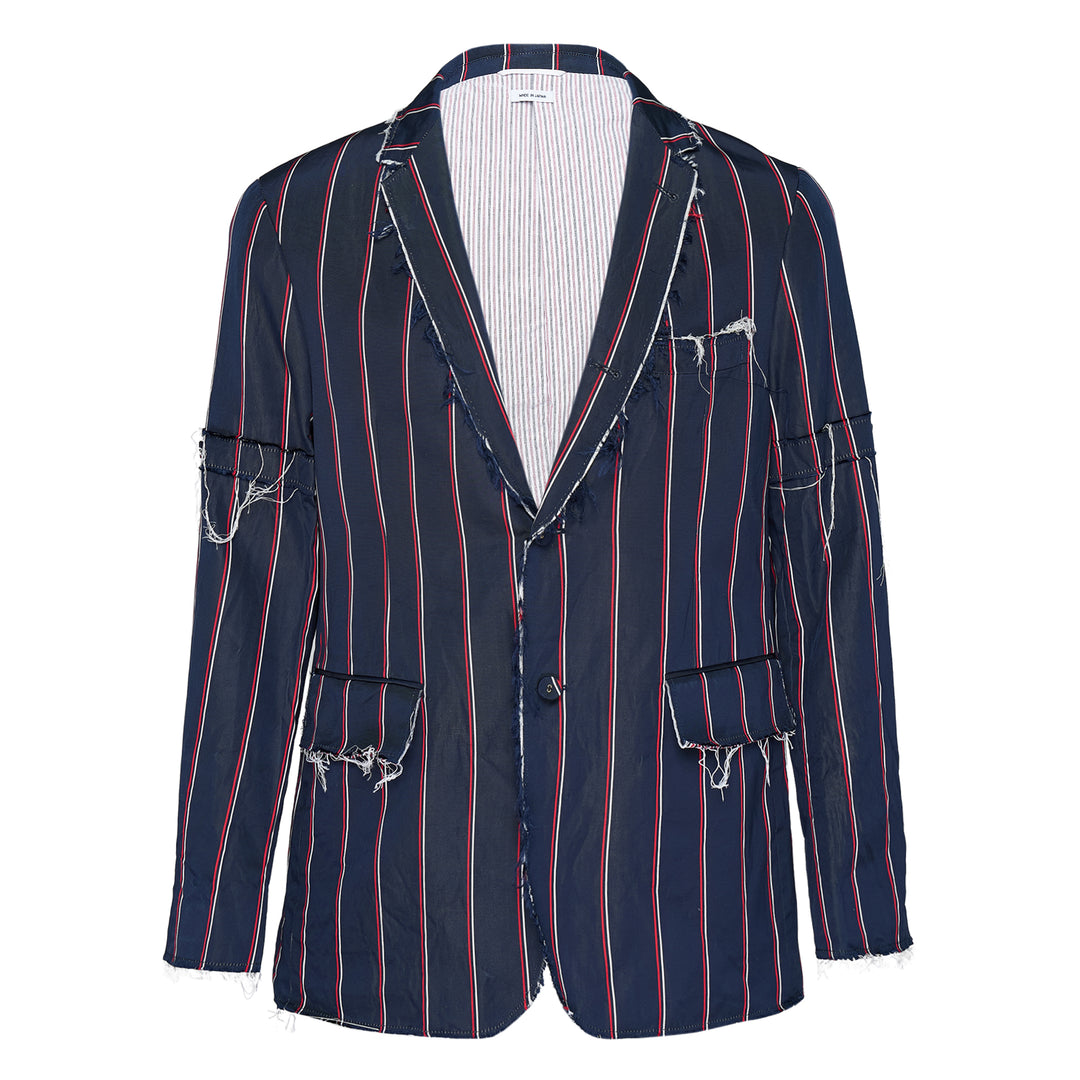 Thom Browne Wide Shoulder Unconstructed Jacket – Available at Club 21, Official Retailer in Singapore, Malaysia & Thailand with Global Shipping Online