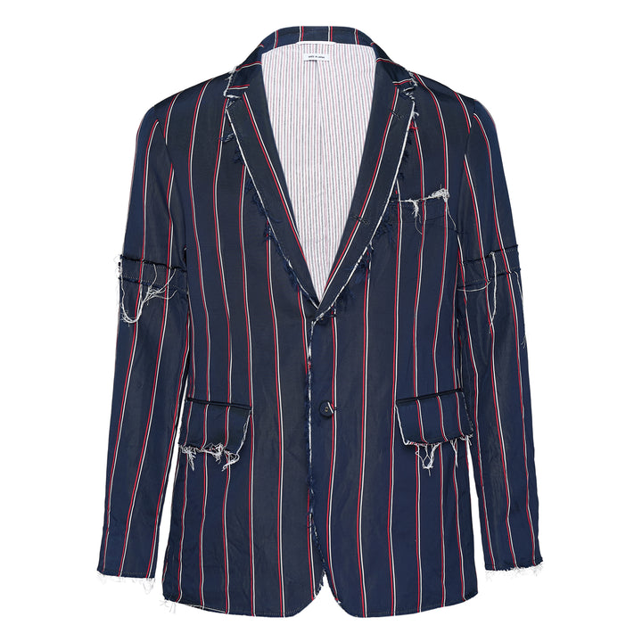 Thom Browne Wide Shoulder Unconstructed Jacket – Available at Club 21, Official Retailer in Singapore, Malaysia & Thailand with Global Shipping Online
