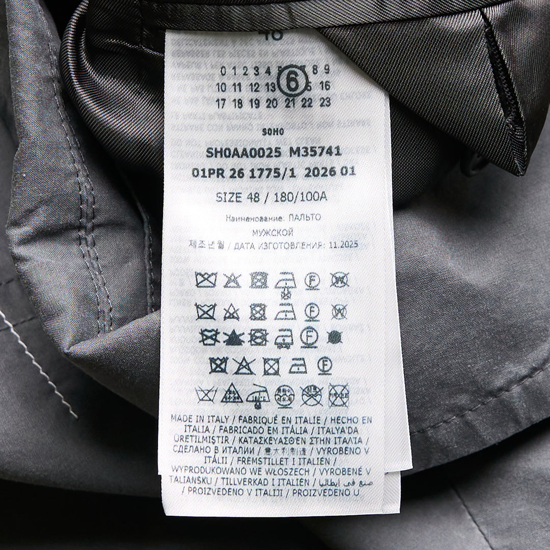 MM6 Washed Cotton Coat – Available at Club 21, Official Retailer in Singapore, Malaysia & Thailand with Global Shipping Online
