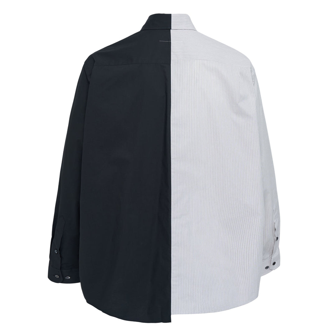 Long-Sleeved Poplin Shirt