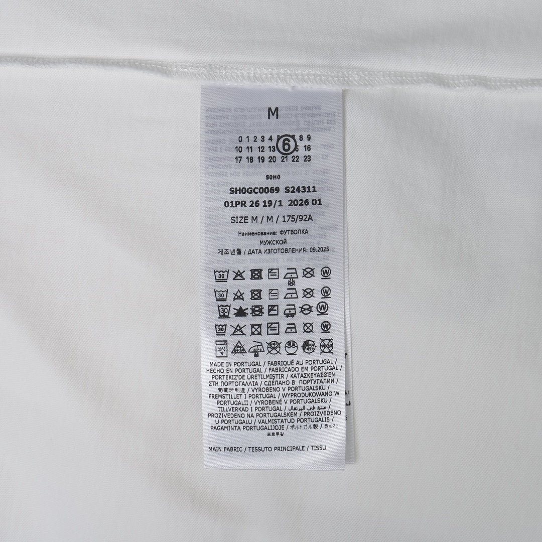 Cotton Jersey Side Lab T-Shirt