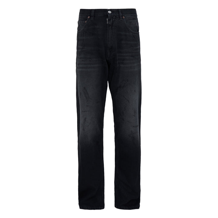5 Pocket Black Denim Pants