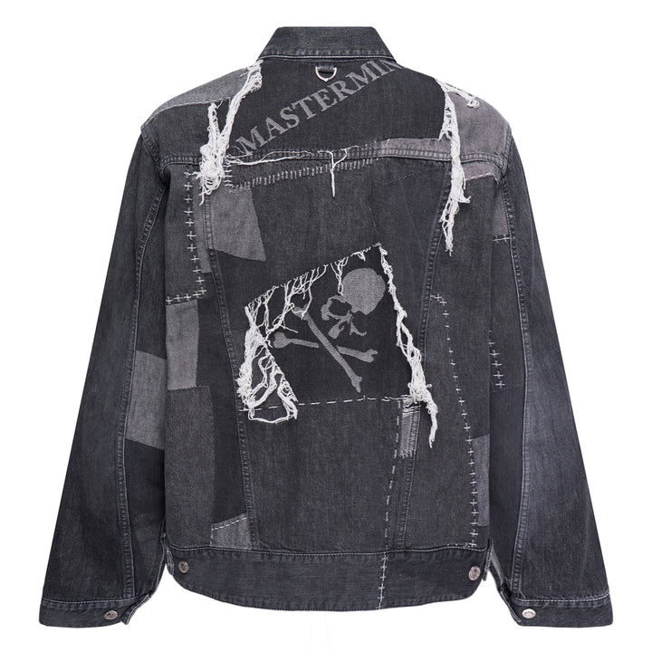 Patchwork Jacquard Denim Jacket