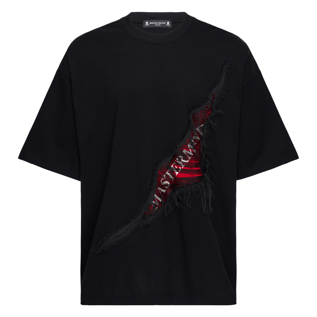 MASTERMIND Boxy Fit Ripped Tee