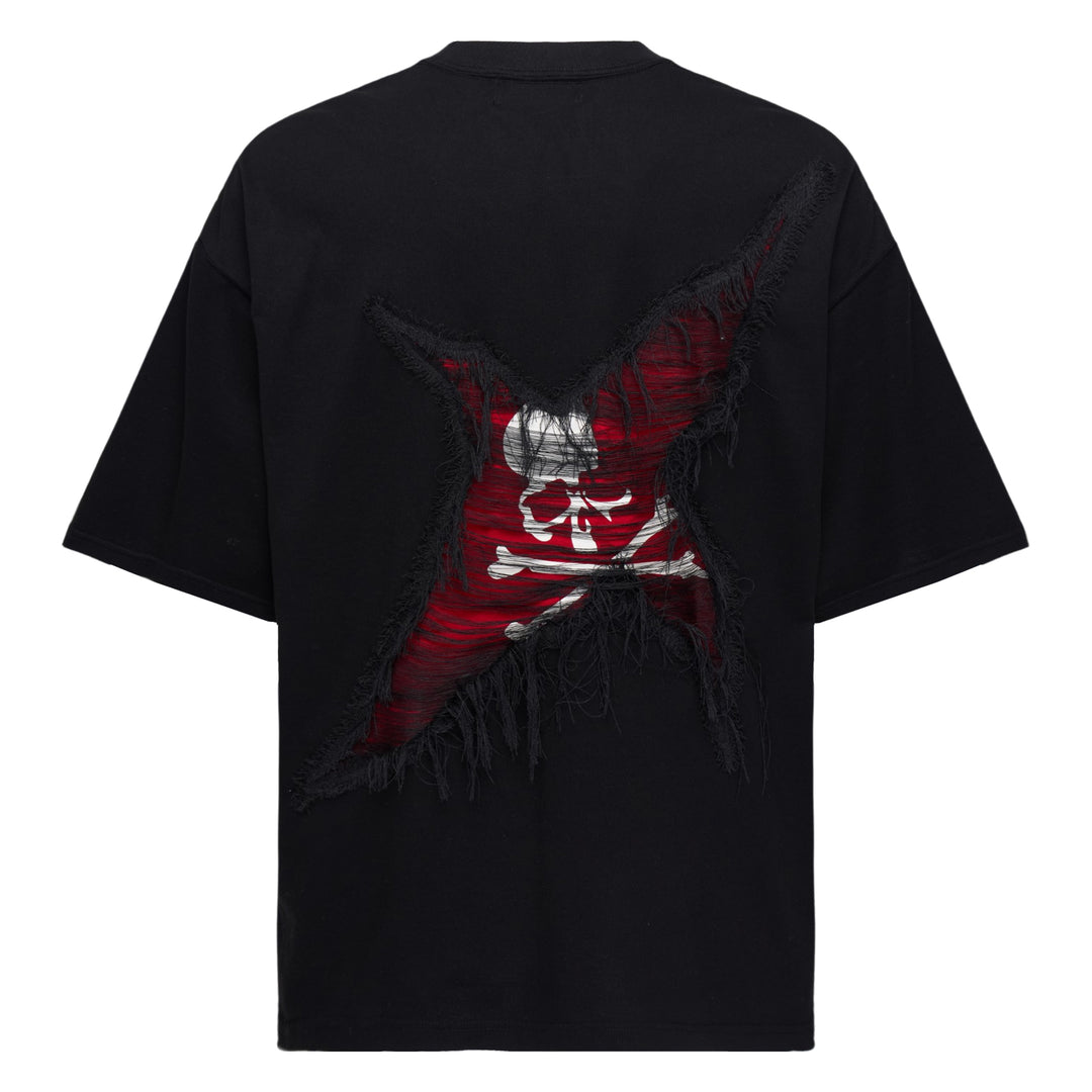 MASTERMIND Boxy Fit Ripped Tee