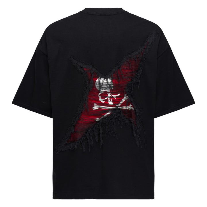 MASTERMIND Boxy Fit Ripped Tee