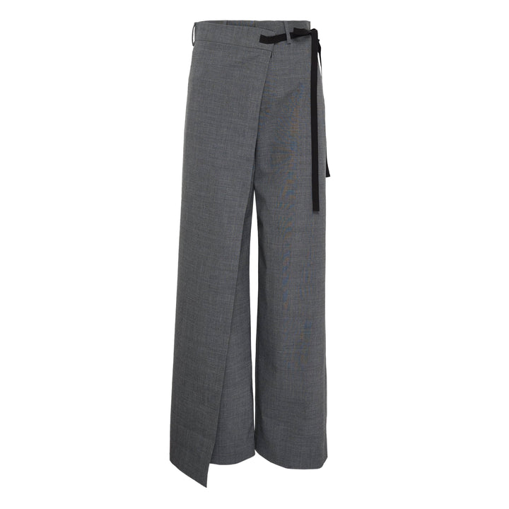 Side Tie Tailoring Wool Pants