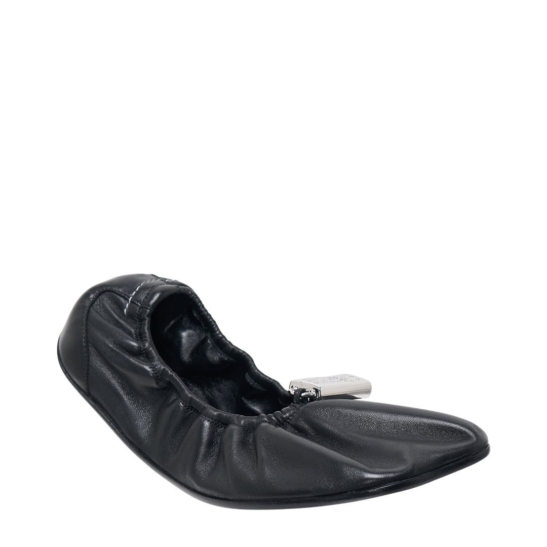 Ballet Shoe With Lock Nappa