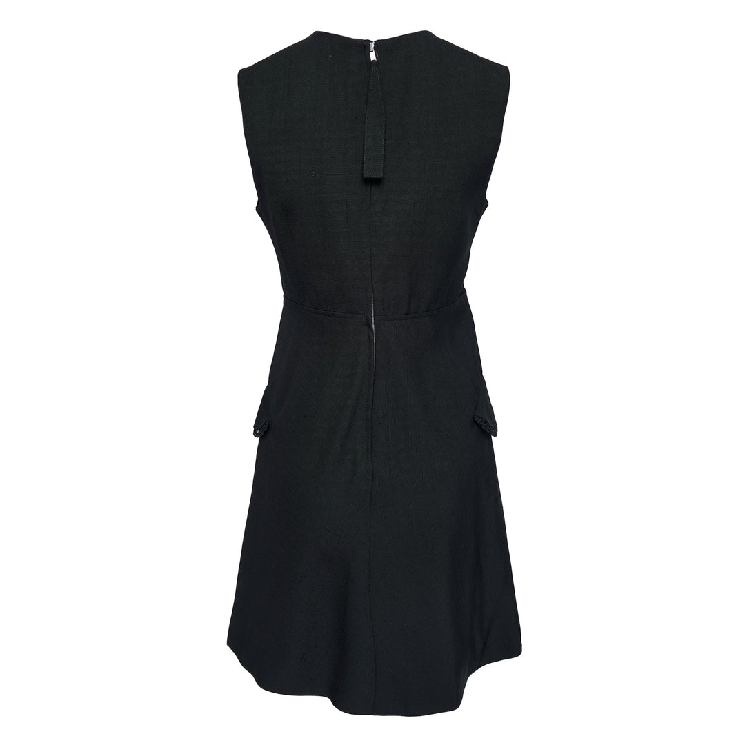 Dress With Trim Fluid Silk