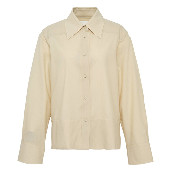 Fine Wool Ripstop Shirt