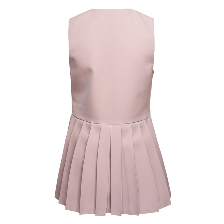 Sharp Wool Gabardine Top