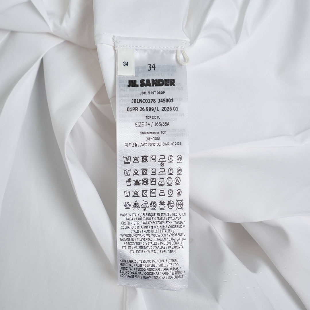 Organic Cotton Poplin Top