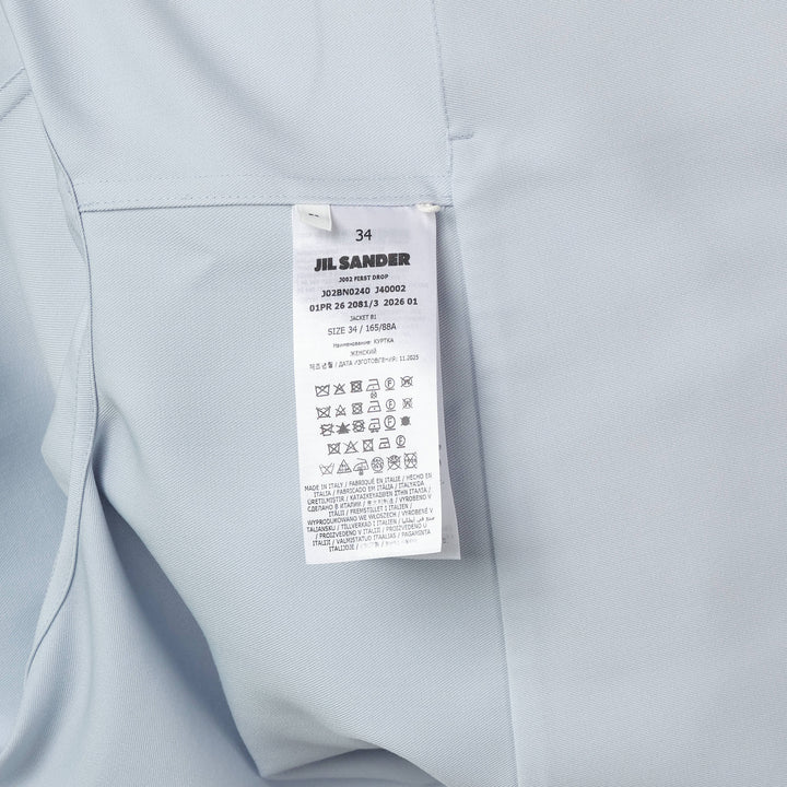 Sharp Wool Gabardine Jacket