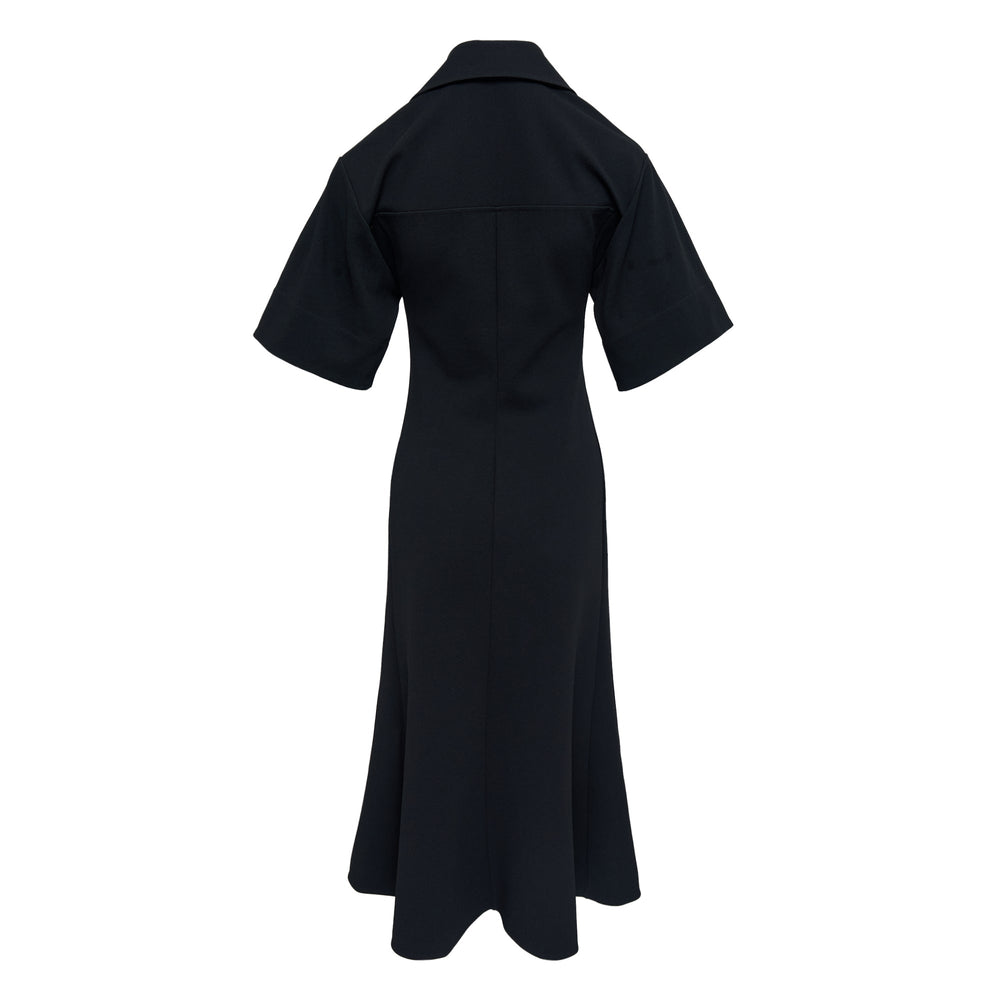 Jil Sander Short Sleeve Crepe Dress - view 2
