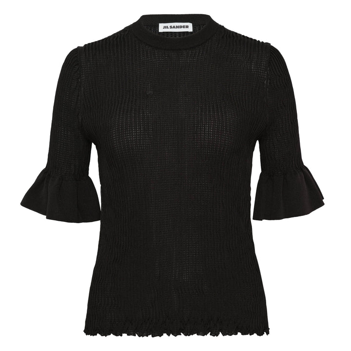 Short Sleeve Superfine Knit Top