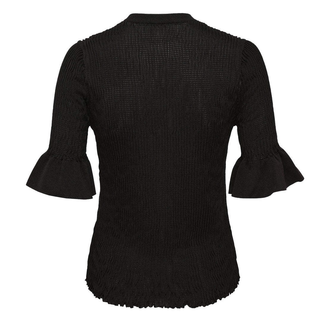 Short Sleeve Superfine Knit Top