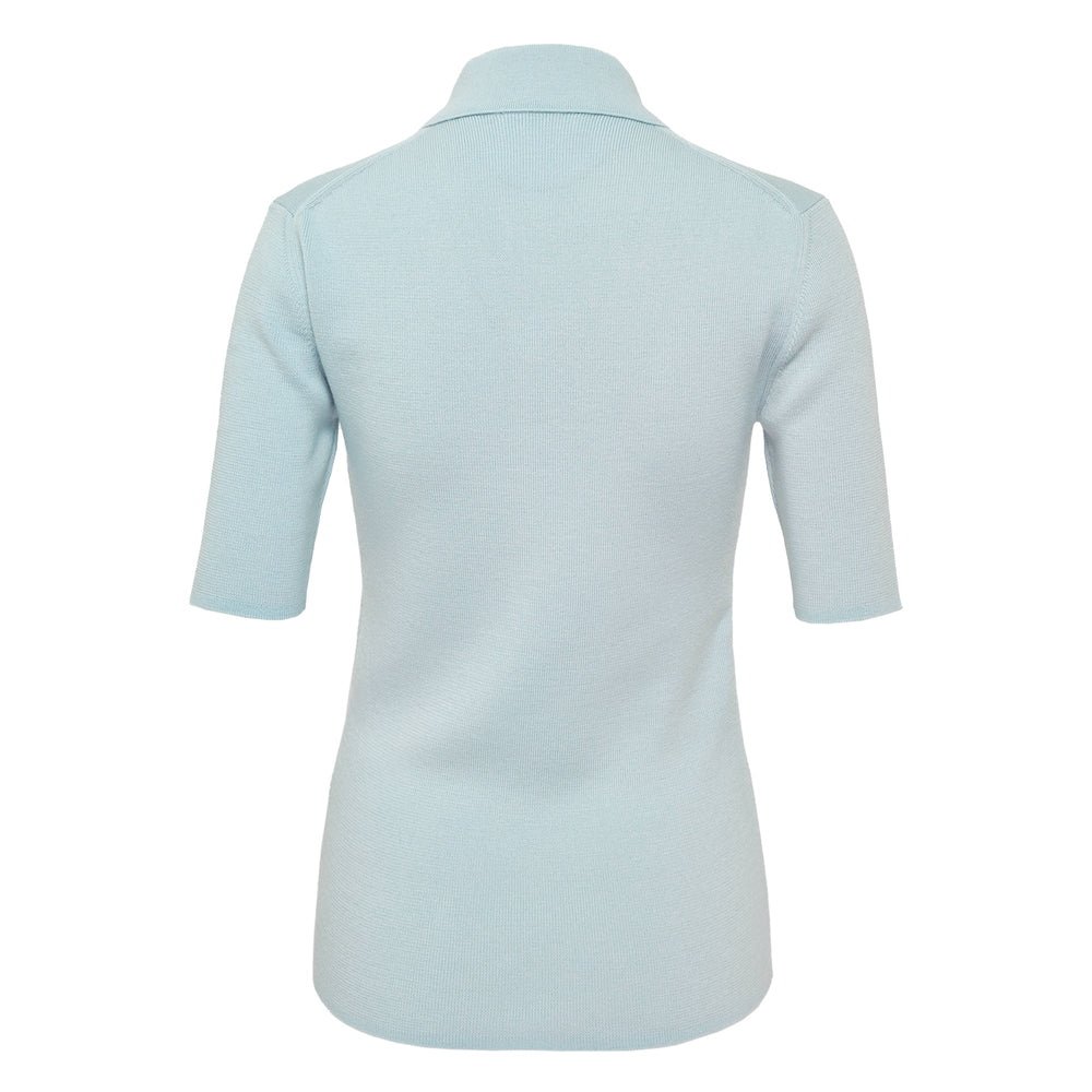 Jil Sander Polo Short Sleeve Jumper Superfine Merino - view 2