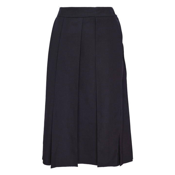 Sharp Wool Gabardine Skirt