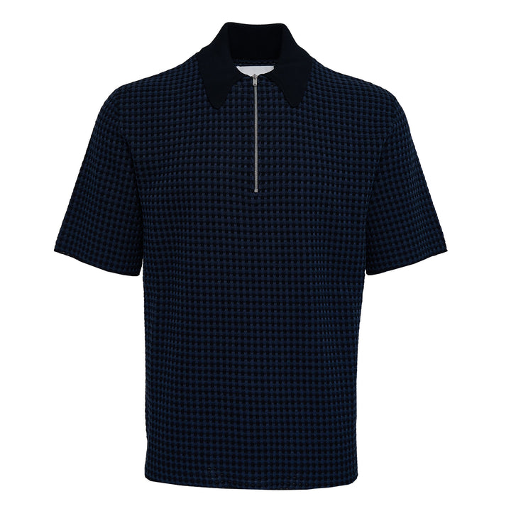 Cotton Check Polo Shirt